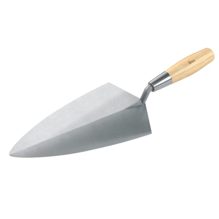 Bon Tool Bon 72-652 Brick Trowel Forged 12" Philadelphia Wood Handle 72-652